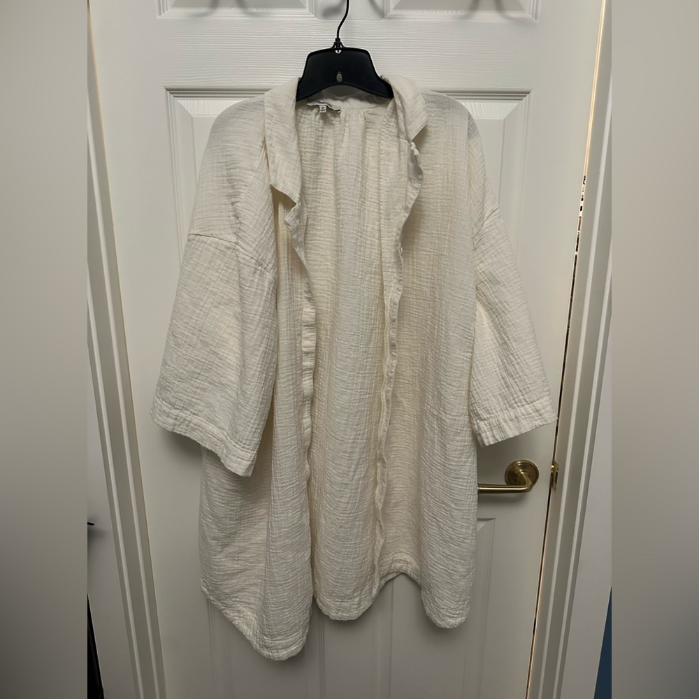 Madewell Button up cover up